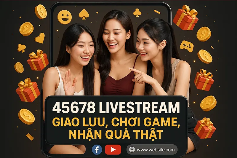 Xem livestream của 45678 ở các nền tảng nào ?