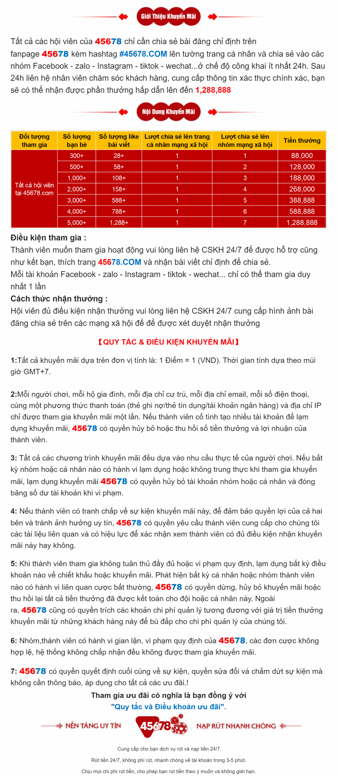 45678 share link có quà 